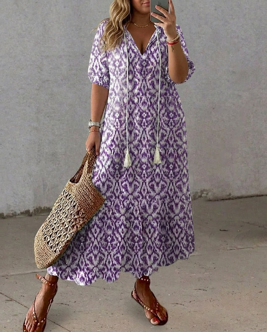 Rosalind | Relaxed Floral Midi Dress