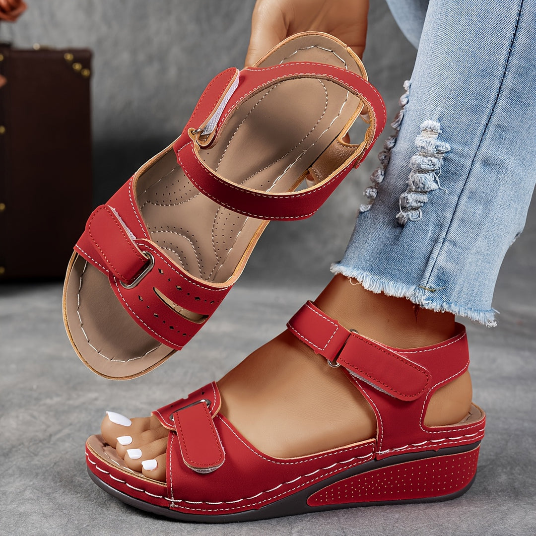 Isla | Wedge Sandals with Adjustable Straps