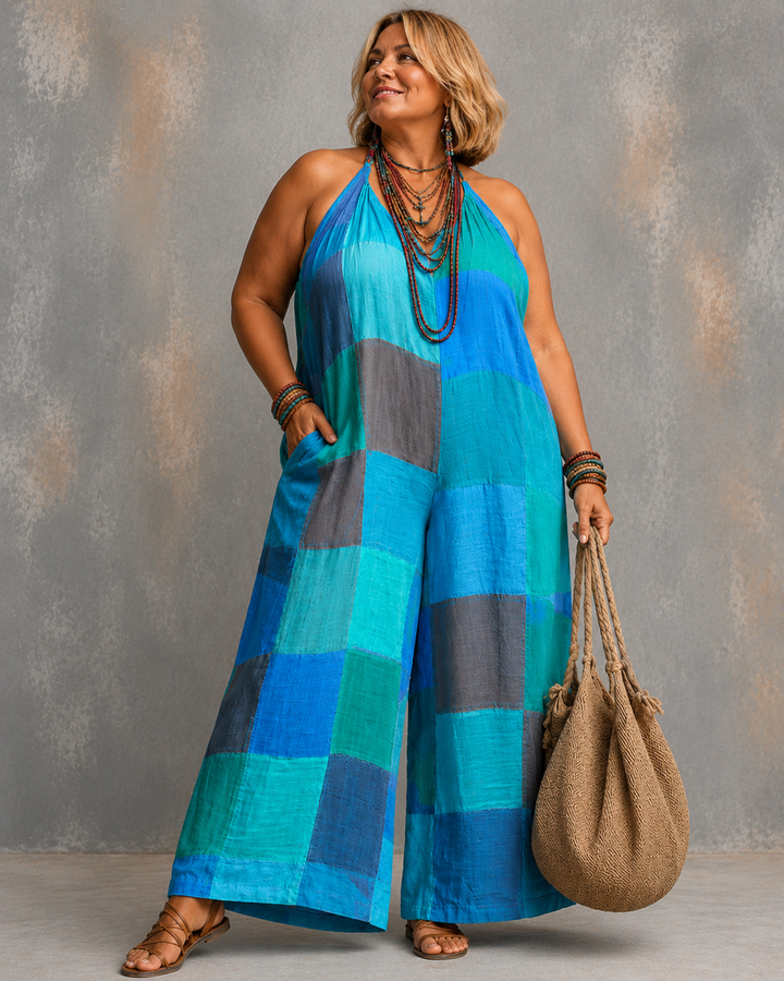 Solange | Bohemian Patchwork Jumpsuit