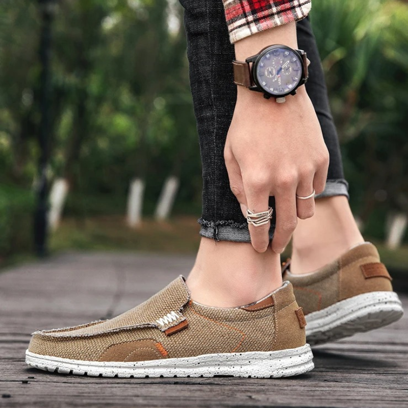 Maxime - Classic Comfort Canvas Loafers