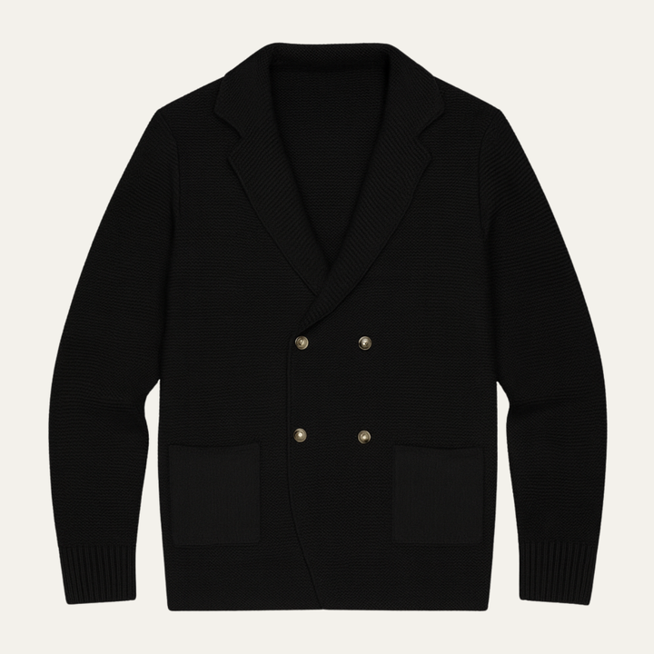 The Pisa Men’s Smart Casual Double Breasted Knit Cardigan