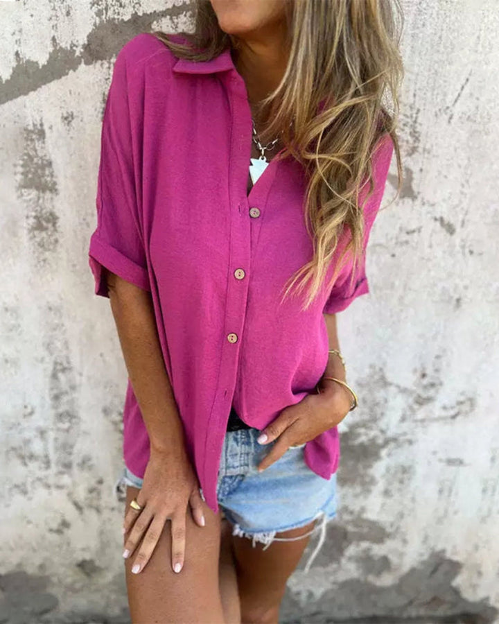 Marcia | Relaxed Button-Up Shirt