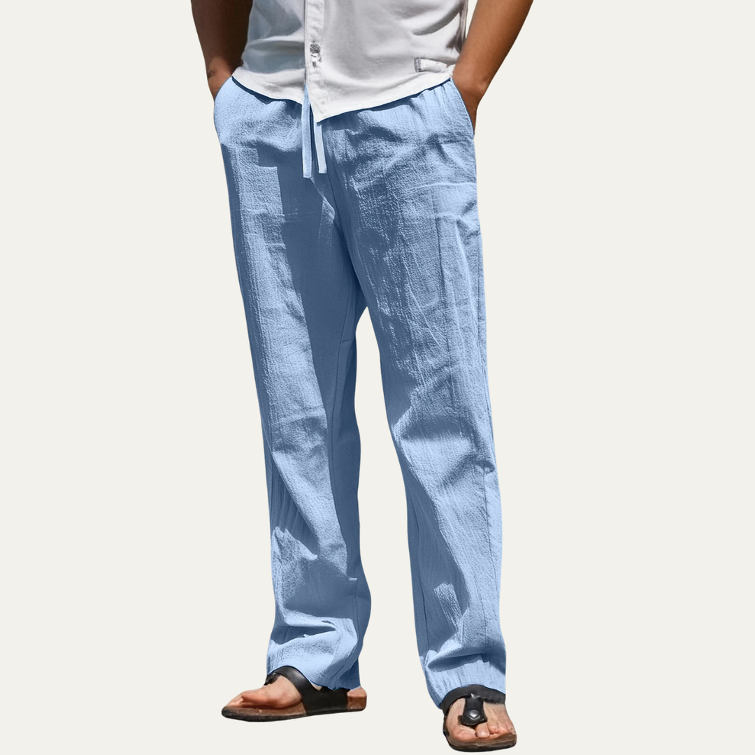 The Wakefield Men’s Breathable Linen Tapered Pants