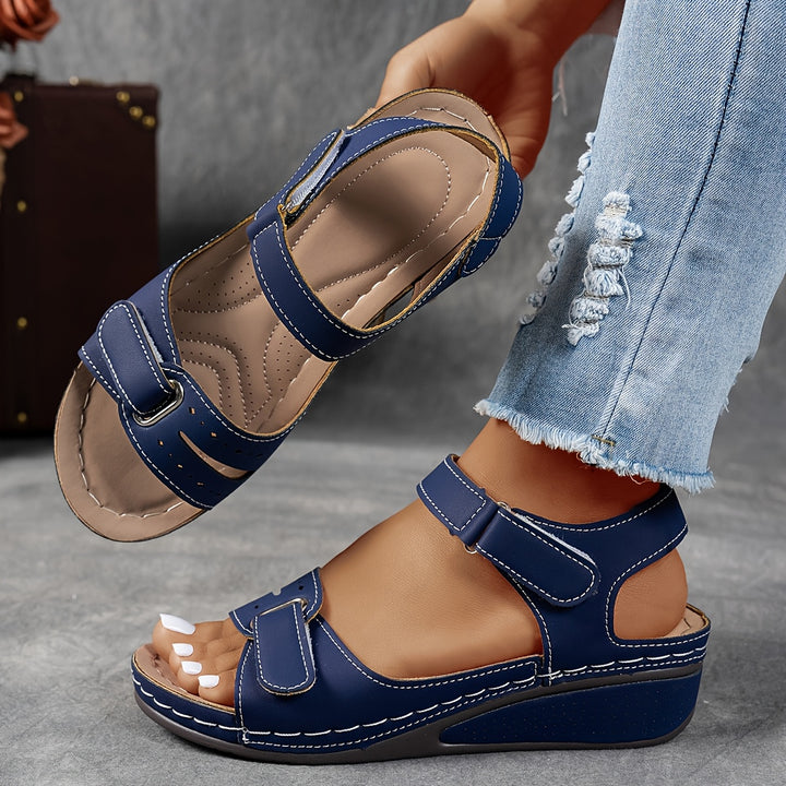 Isla | Wedge Sandals with Adjustable Straps