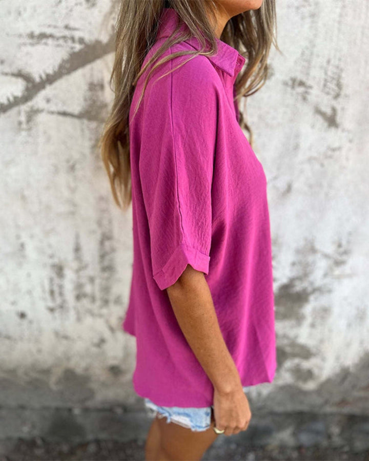 Marcia | Relaxed Button-Up Shirt