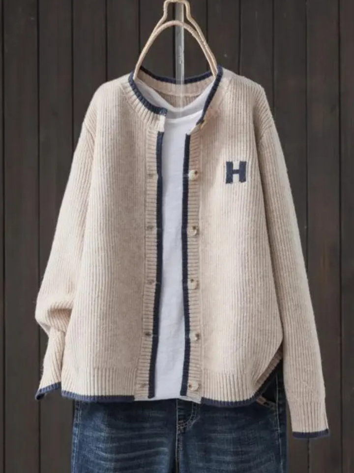 Helene | Button Front Relaxed Cardigan