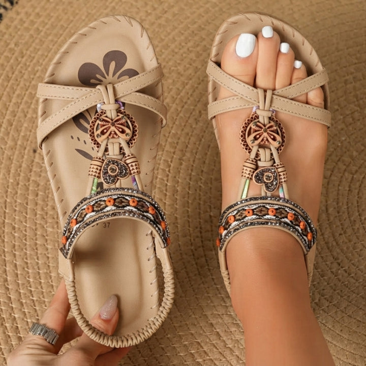 Aileen | Embellished Strappy Comfort Sandals