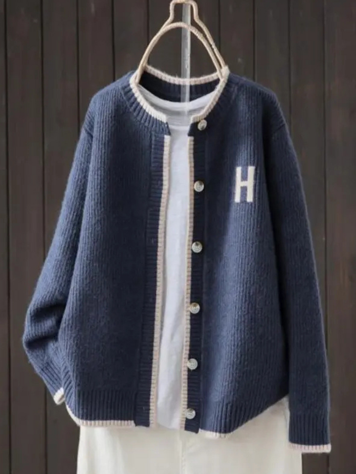 Helene | Button Front Relaxed Cardigan