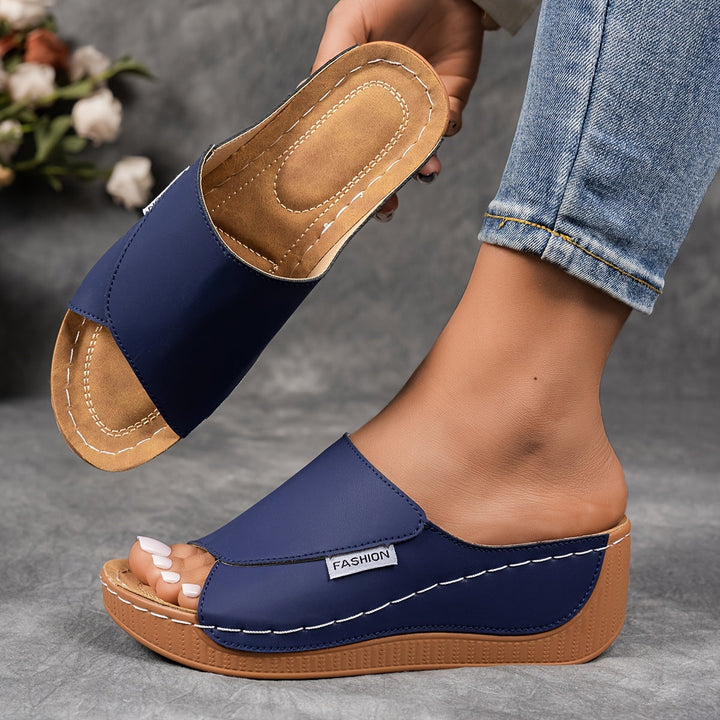Shanna | Buckle-Strap Wedge Sandals