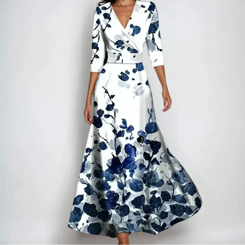 Jess | Floral Wrap Midi Dress