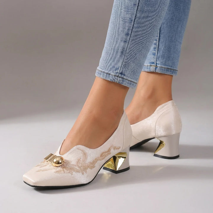 Juliana Embroidered Pumps