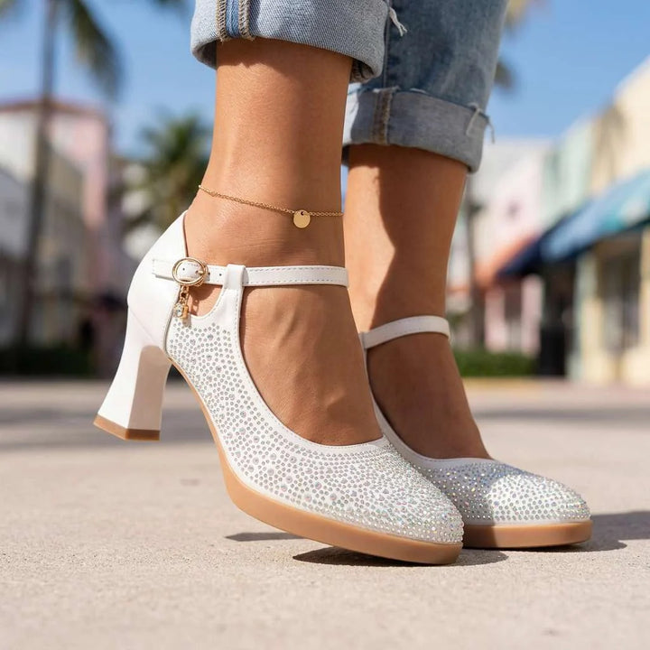 Amelie Crystal Heels