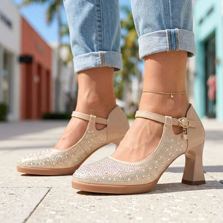 Amelie Crystal Heels