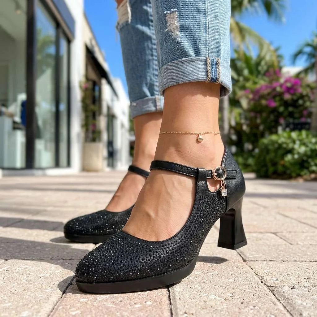 Amelie Crystal Heels