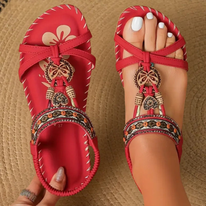 Aileen | Embellished Strappy Comfort Sandals