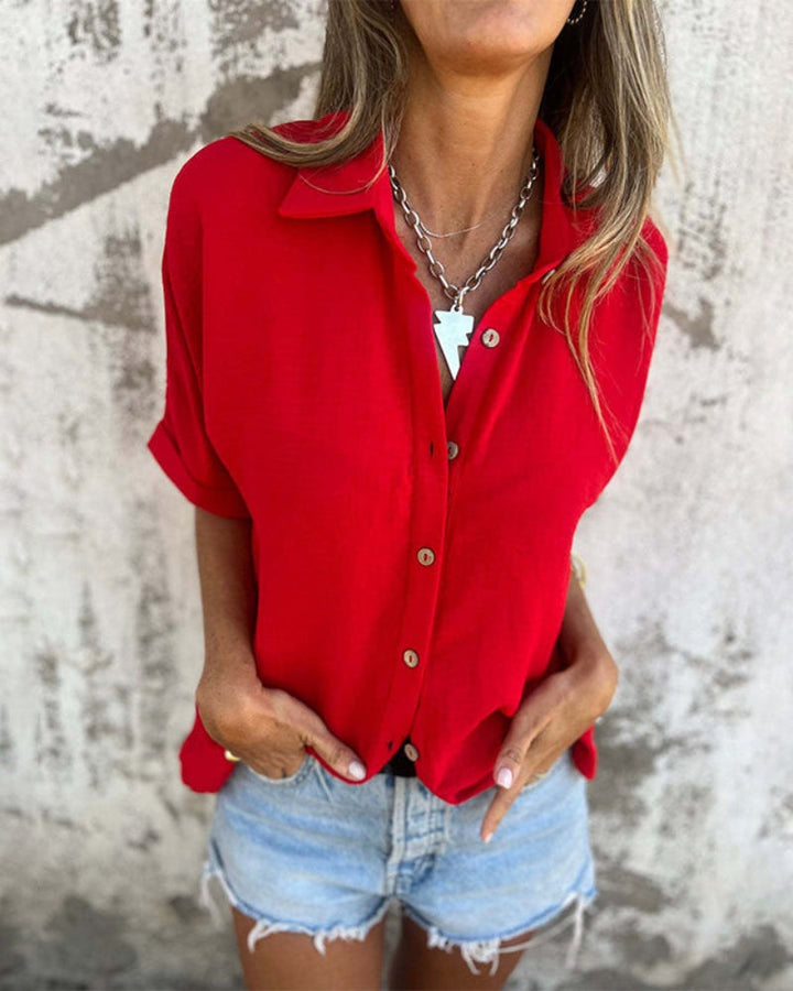 Marcia | Relaxed Button-Up Shirt