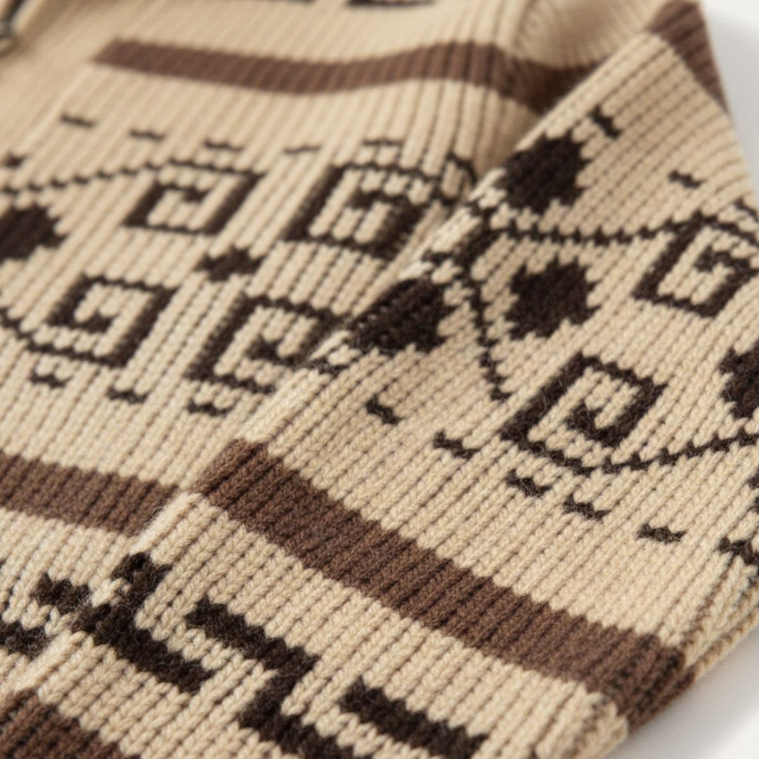 The Serravalle Men’s Button-Up Knit Cashmere Shawl Collar Cardigan