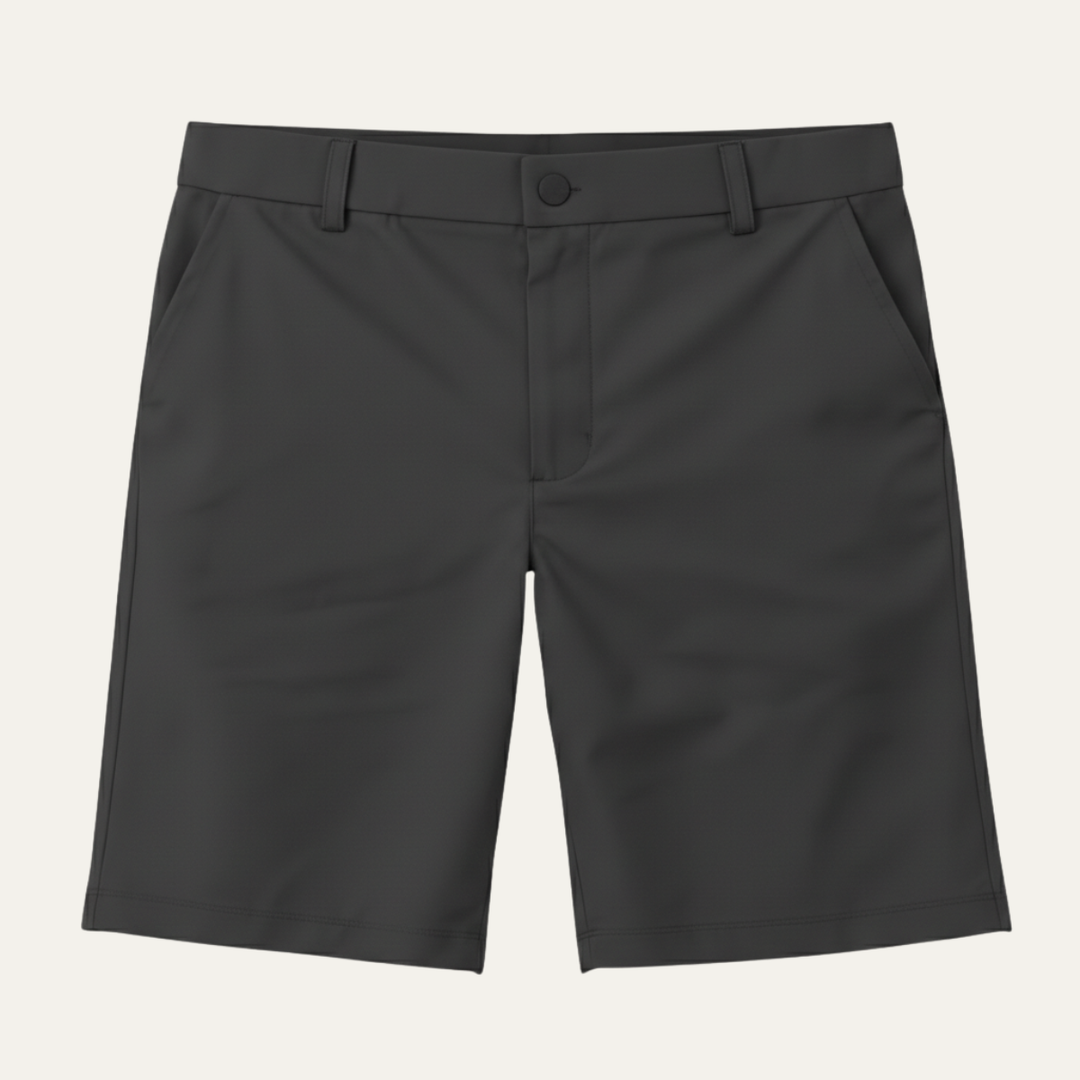 The Stonecrest Men’s Casual Golf Shorts with Zipper Side Pockets