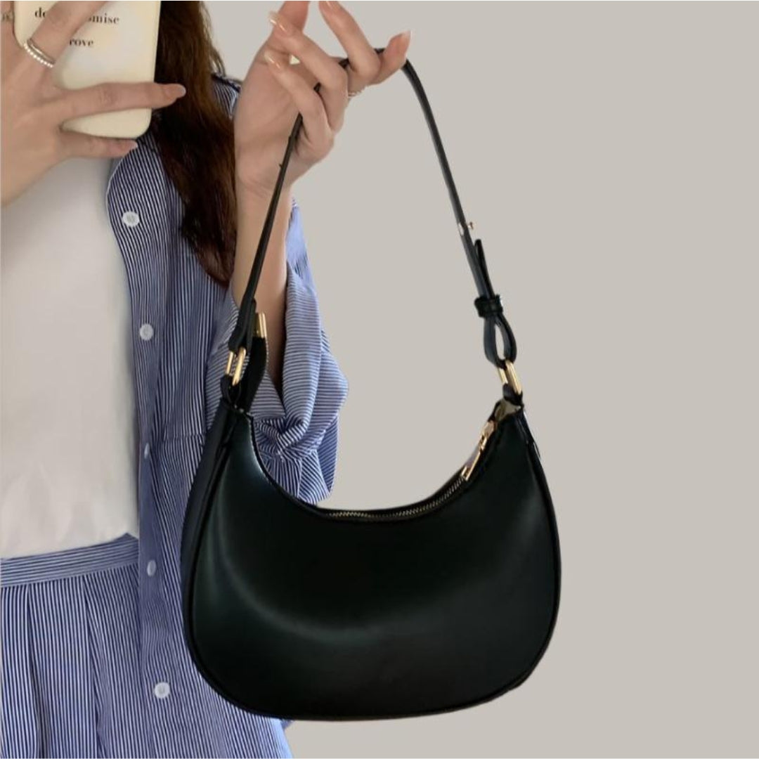 Colette | Curved Crescent Shoulder Bag