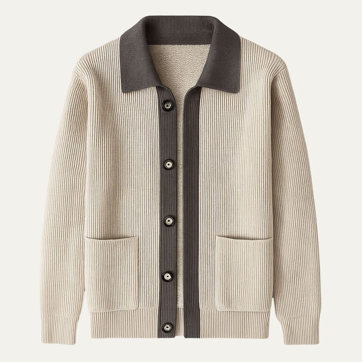 The Inverness Elegant Cardigan with Pockets for Men