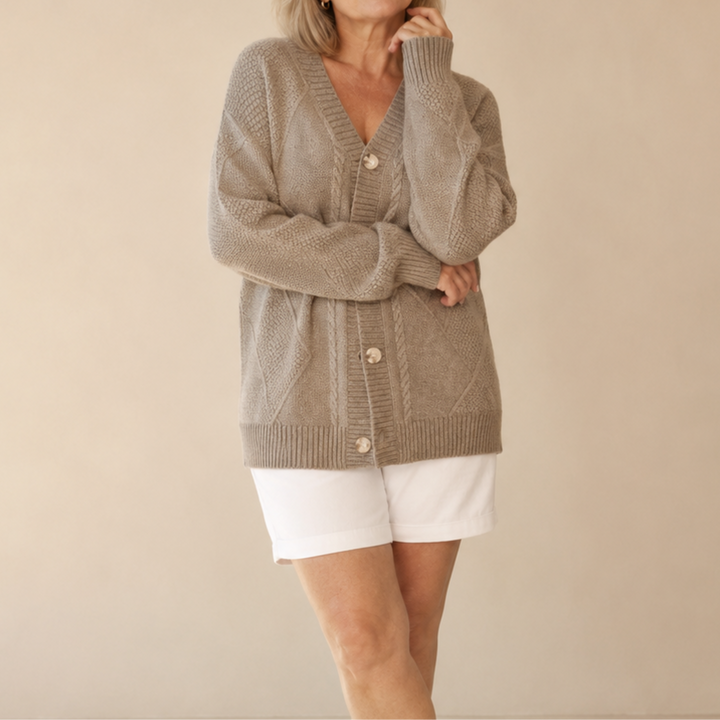 Viola | Button Front Knit Cardigan