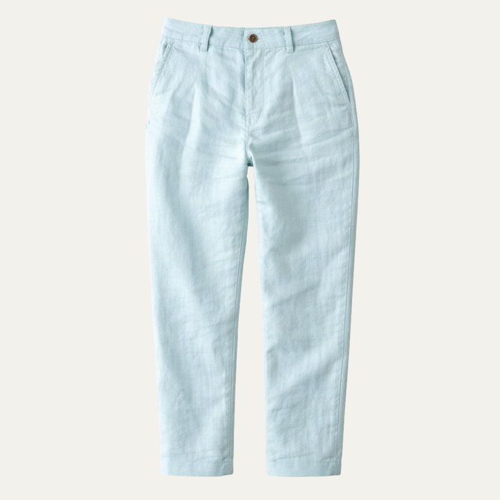The Elmwood Ridge Men’s Cotton Linen Ankle Length Pants