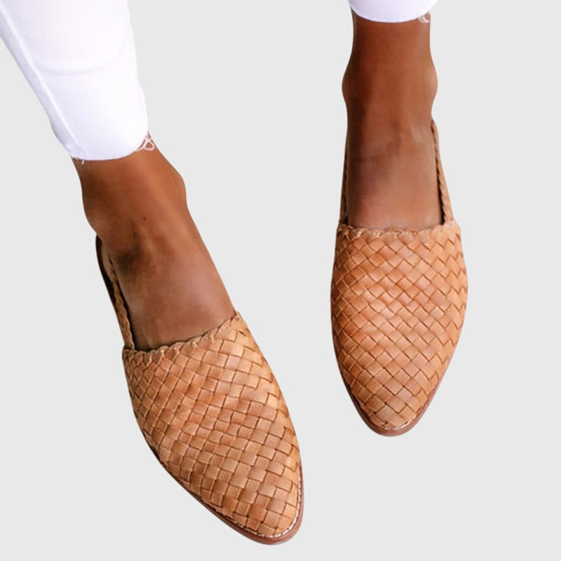 Gemma | Woven Slip-On Walking Sandals