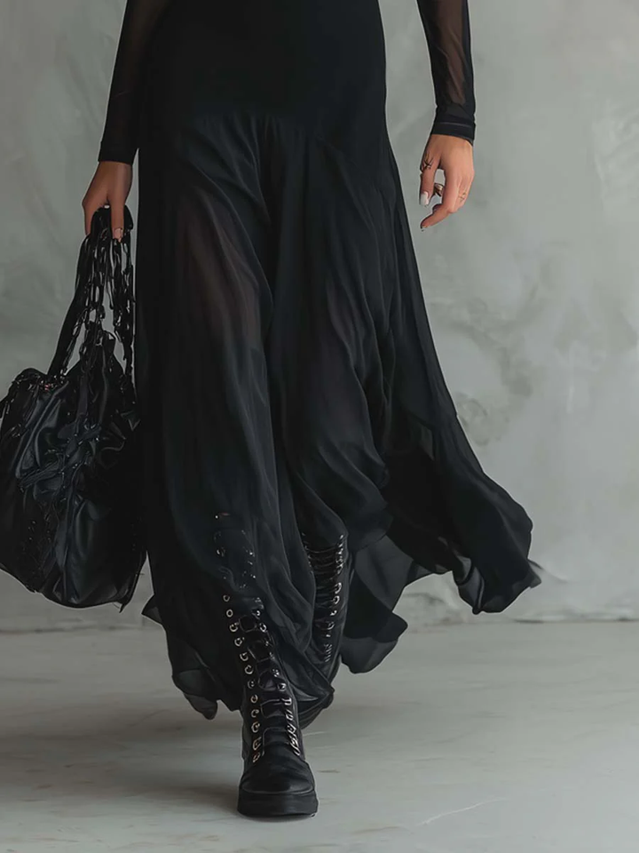 Marian | Timeless Patchwork Maxi Dress