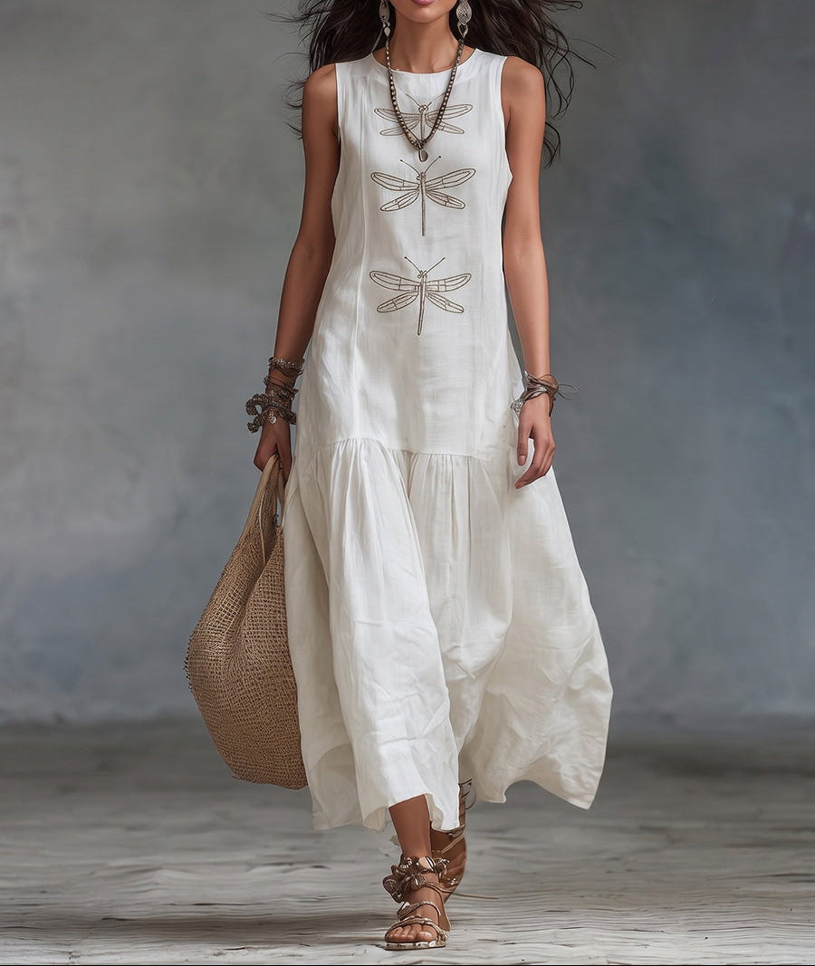 Geneva | Sleeveless Flowing Maxi Dress