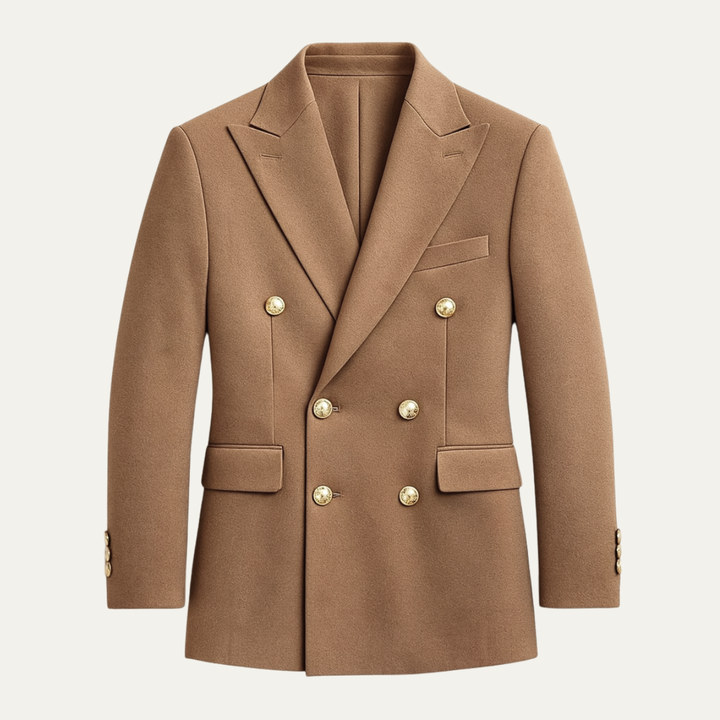 The Knightsbridge Men’s Classic Double Breasted Blazer Suit with Gold Buttons
