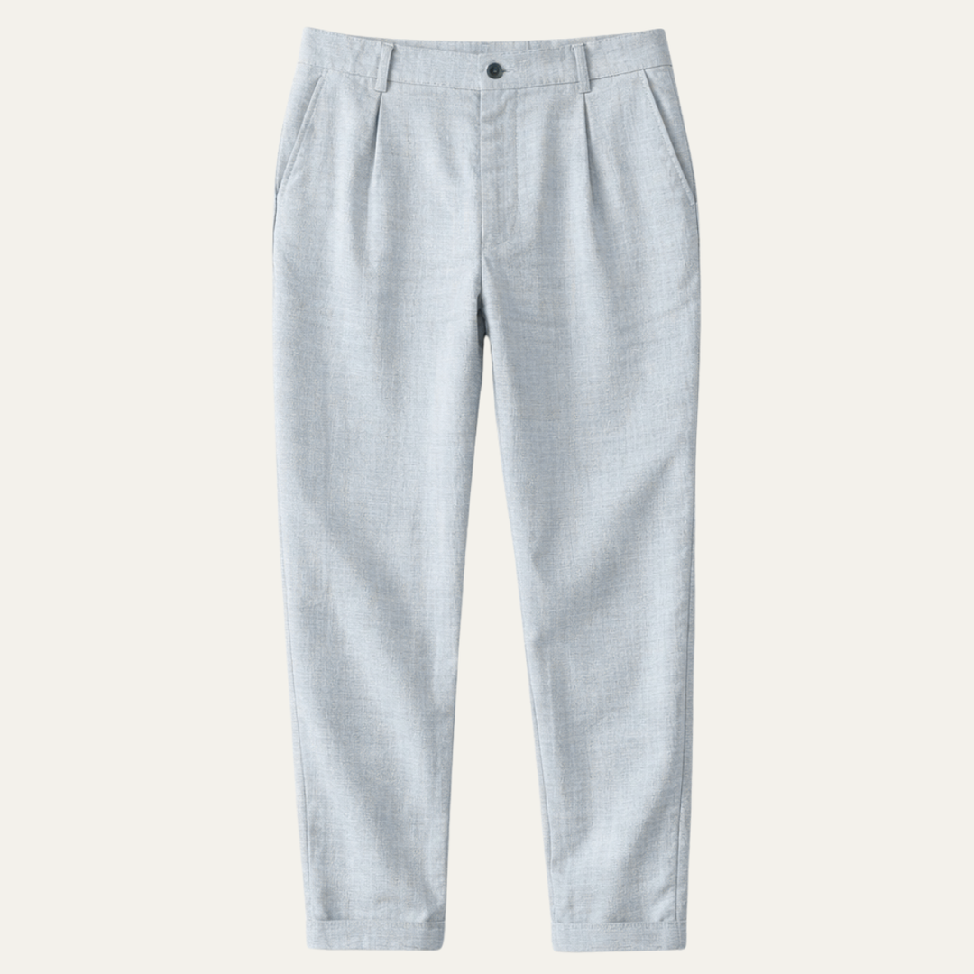 The Stonehaven Men's Ankle Length Casual Beach Pants with Pockets