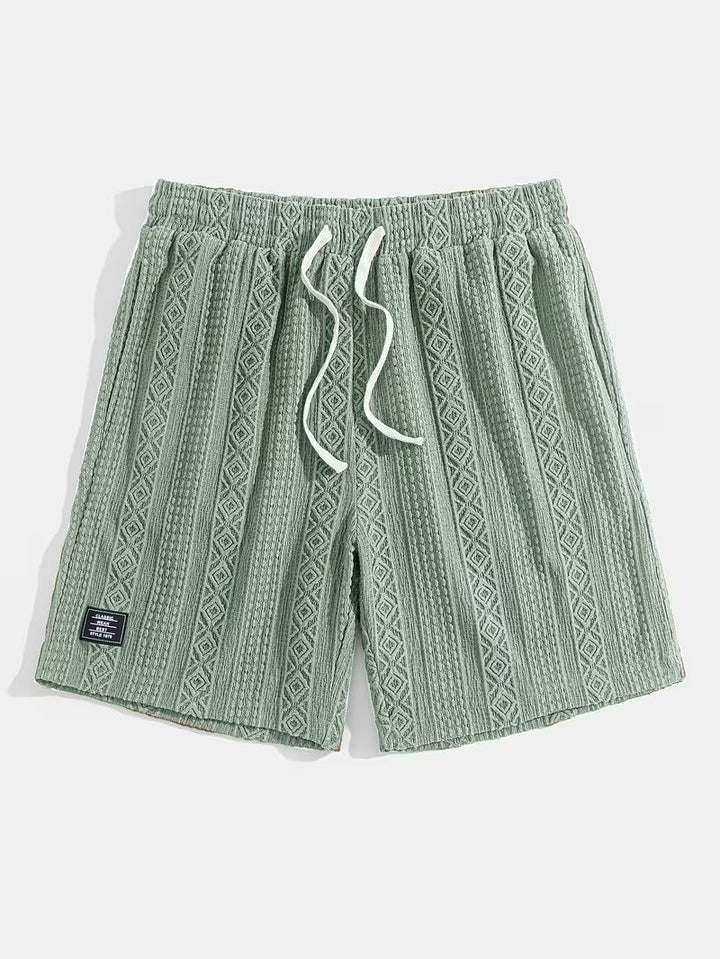 Brock - Diamond Knit Lounge Shorts | By Julian & Claire Toronto