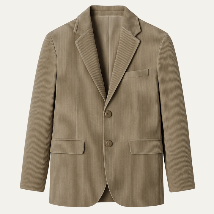 The Menaggio Men’s Elegant Slim Fit Corduroy Blazer