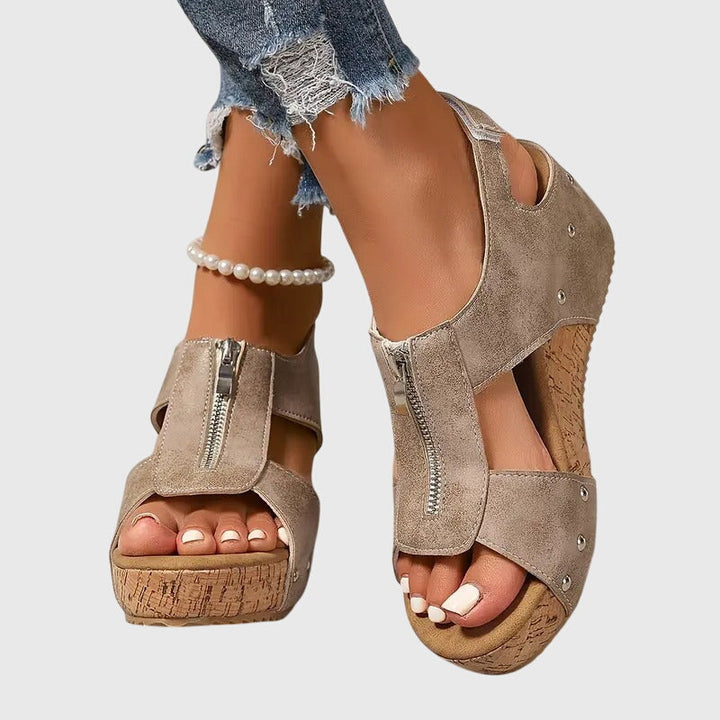 Jasmine | Platform Sandals with Adjustable Straps
