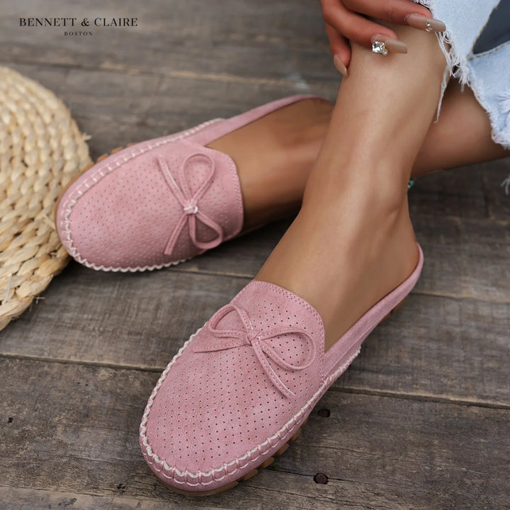 Ada | Slip-On Loafers with Bow Detail