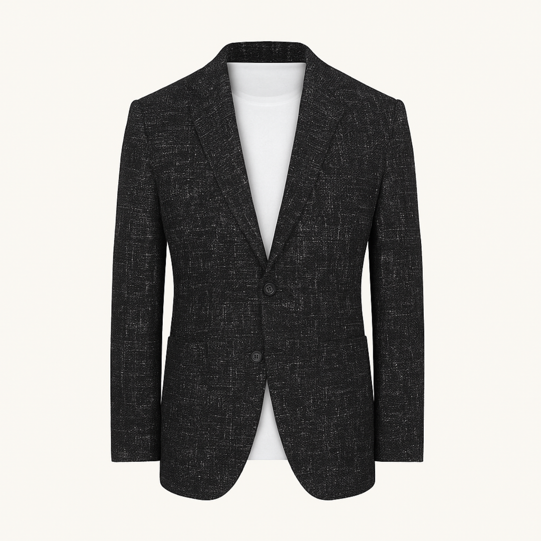 The Garda Porto Men’s Checked Double Breasted Plaid Blazer Jacket