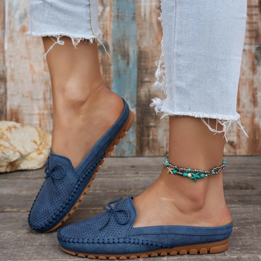Ada | Slip-On Loafers with Bow Detail
