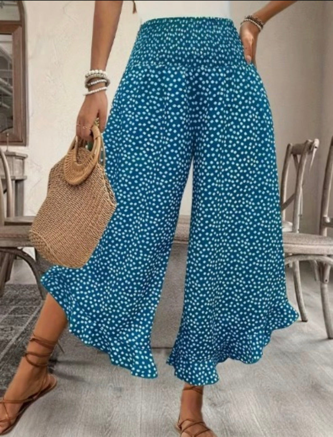 Kay | Flowy High-Waist Wide-Leg Pants