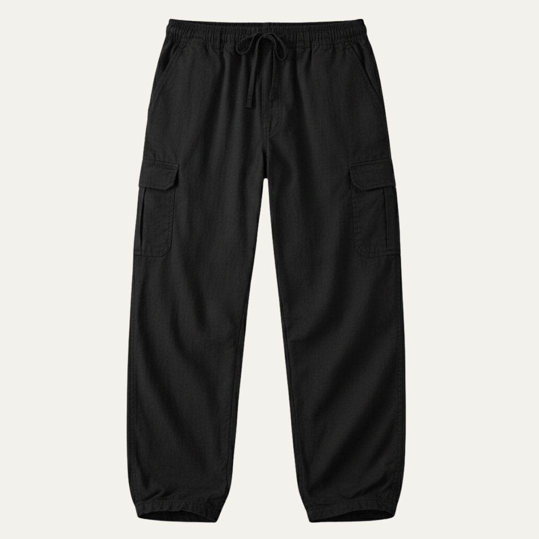 The Silverridge Men’s Loose Fit Multi Pocket Cotton Soft Cargo Pants
