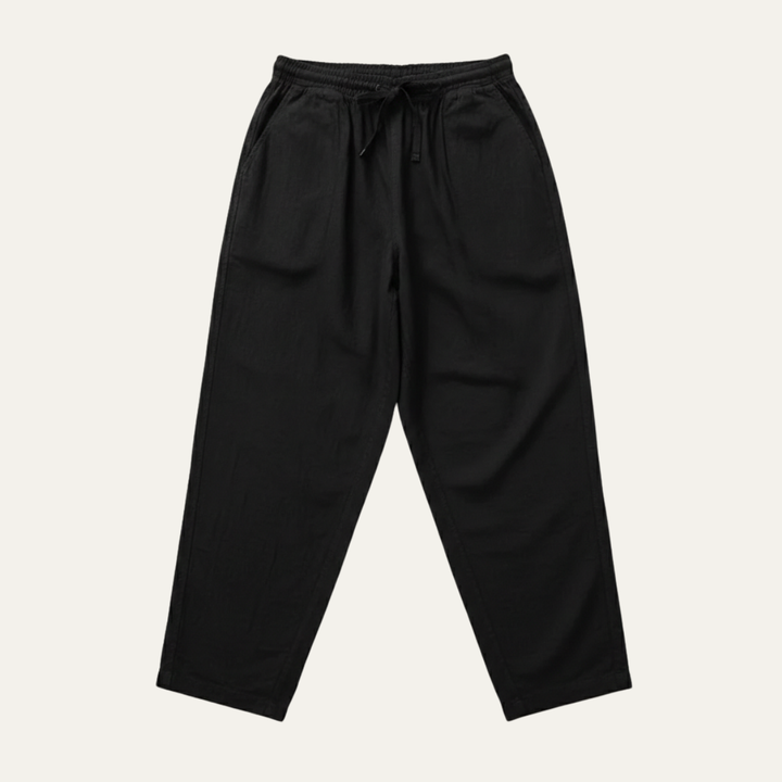 The Meadowwater Men’s Loose Fit Cotton Linen Drawstring Pants