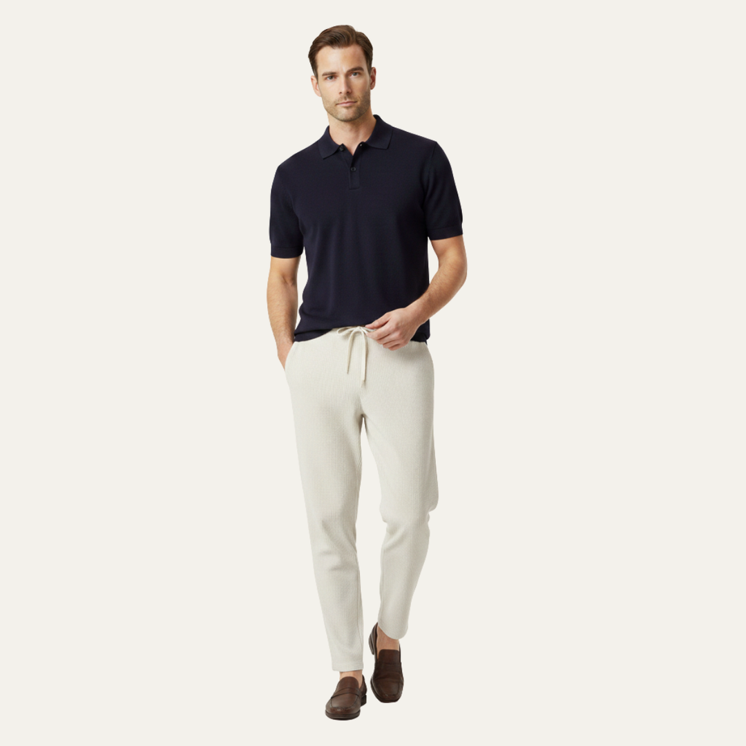 The Barrington Men’s Casual Ribbed Slim Fit Lightweight Pants