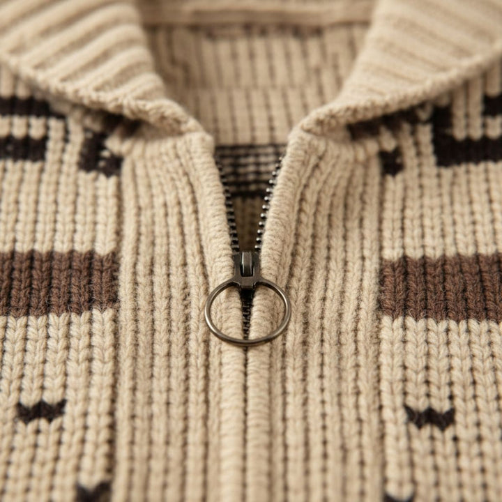 The Serravalle Men’s Button-Up Knit Cashmere Shawl Collar Cardigan