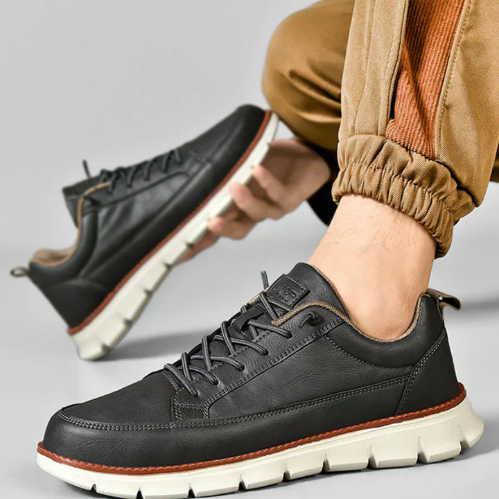 Bruce - Lace-Up Platform Walking Shoes