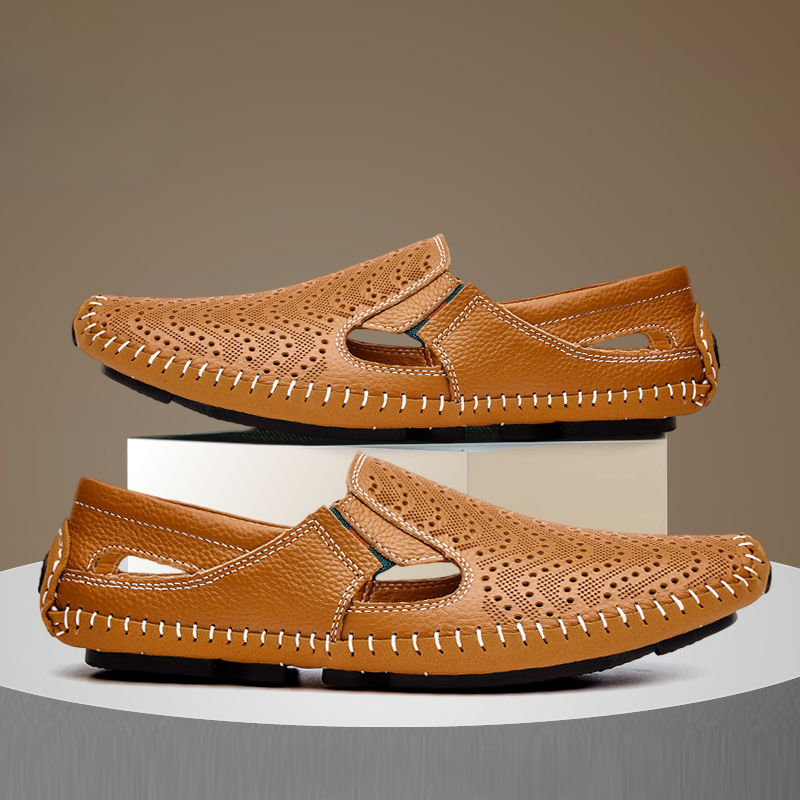 Leory - Classic Italian Comfort Sandals