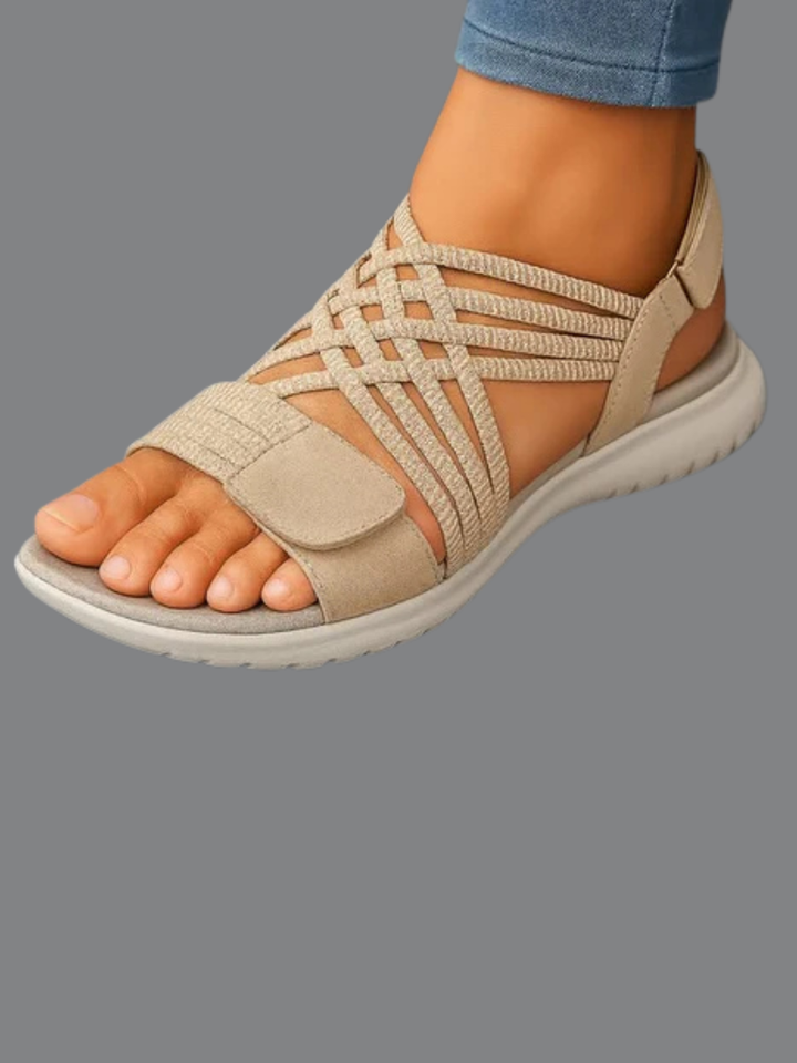 Valentina | Cross Strap Comfort Sandals