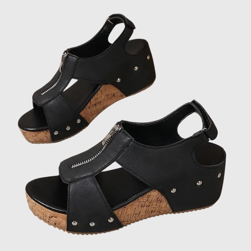 Jasmine | Platform Sandals with Adjustable Straps