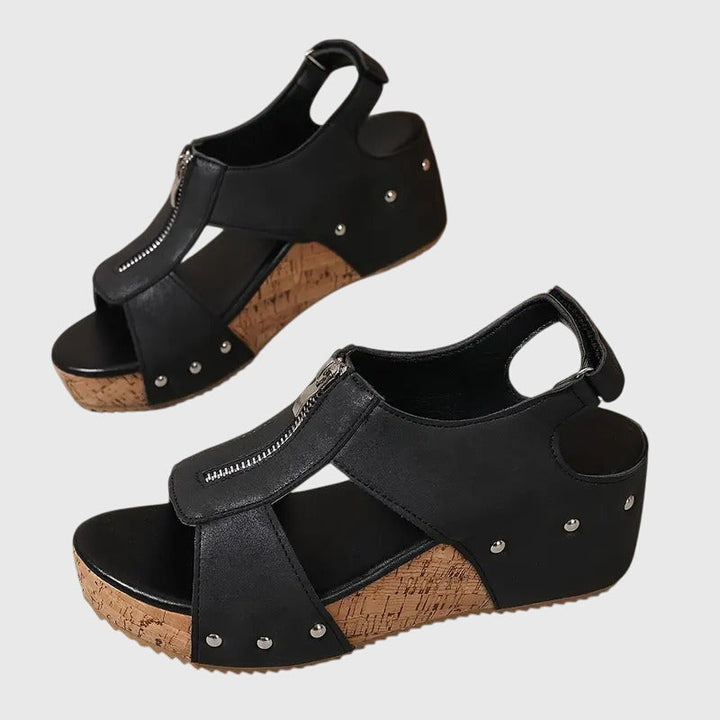 Jasmine | Platform Sandals with Adjustable Straps