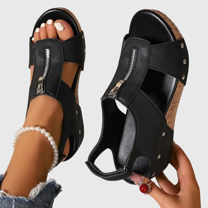 Jasmine | Platform Sandals with Adjustable Straps