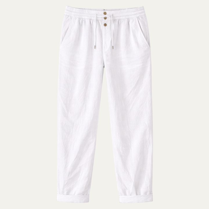 The Greenhaven Men’s Elegant Lightweight Summer Linen Pants