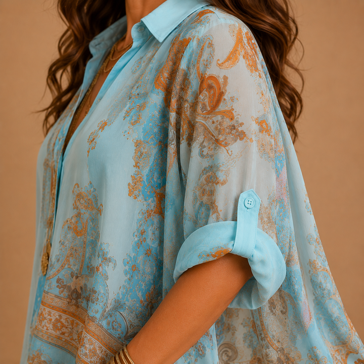 Maria | Flowing Printed Maxi Dress